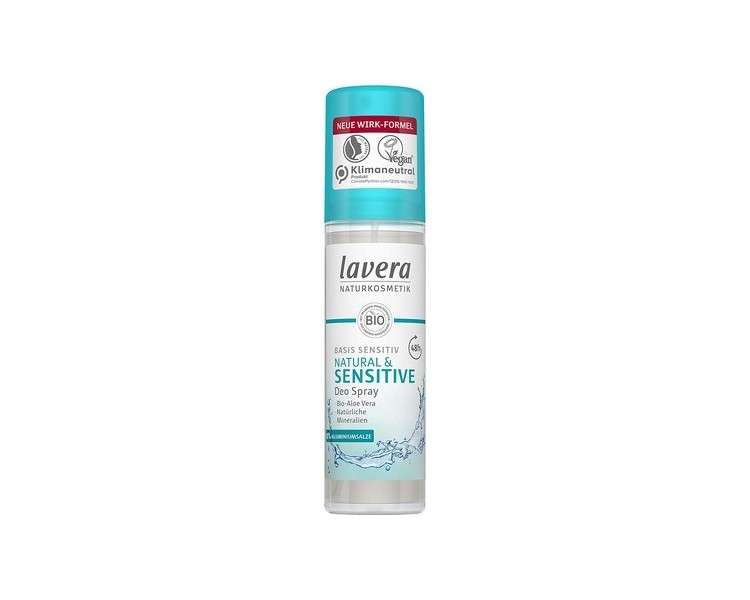 lavera Deo Spray Basis Sensitiv Natural Sensitive 48h Vegan 75ml