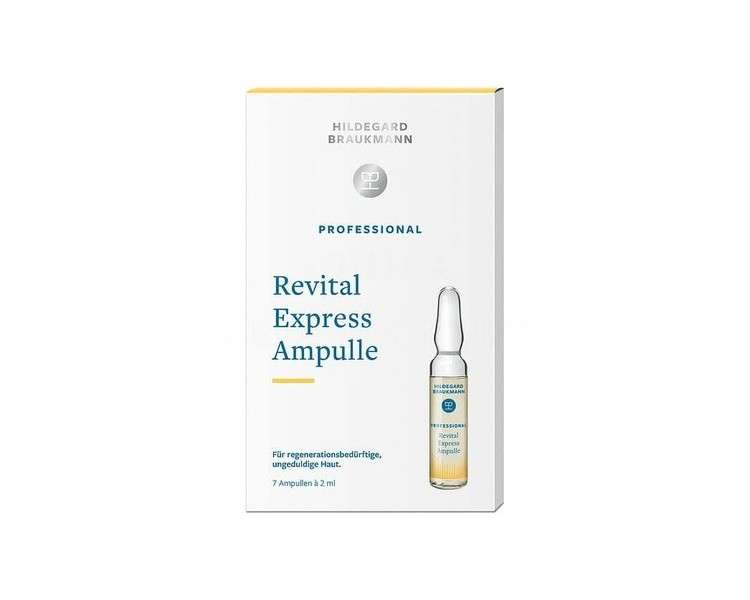 Hildegard Braukmann Professional Revital Express Ampoule 7 x 2ml Glass Ampoule