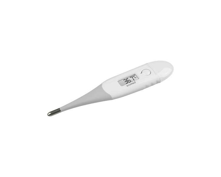 Ecomed 23410 TM-60E Digital Thermometer with LCD Display Waterproof with Acoustic Fever Alarm for Oral, Axillary or Rectal Temperature Measurement