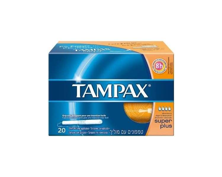 Tampax Classic Super Plus Tampons 40 Count