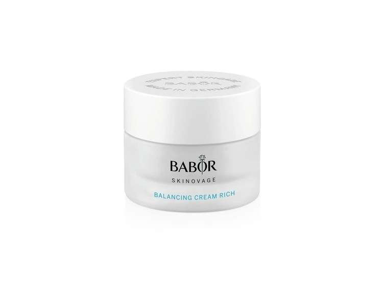 BABOR SKINOVAGE Balancing Cream Rich Moisturizing Face Cream for Combination Skin 50ml