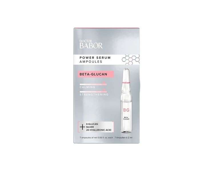 DOCTOR BABOR Power Serum Beta-Glucan Face Ampoules with Hyaluronic Acid 7 x 2ml