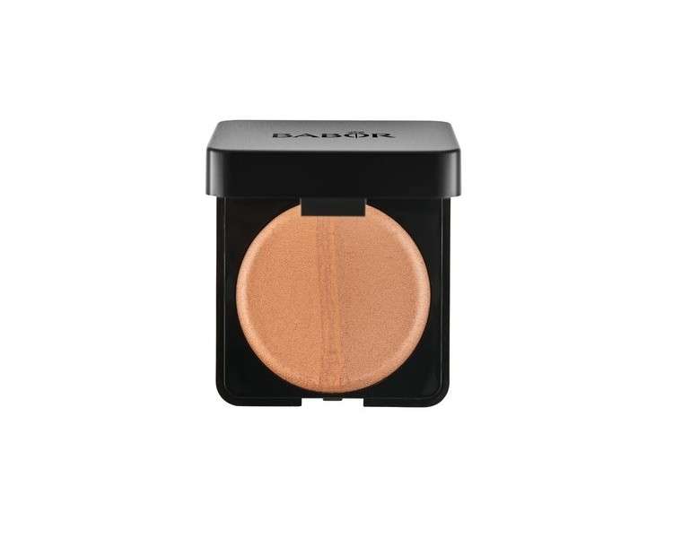 BABOR MAKE UP Satin Duo Bronzer Baked Two-Tone Lightweight Bronzing Powder for a Natural Tan Finish 6g