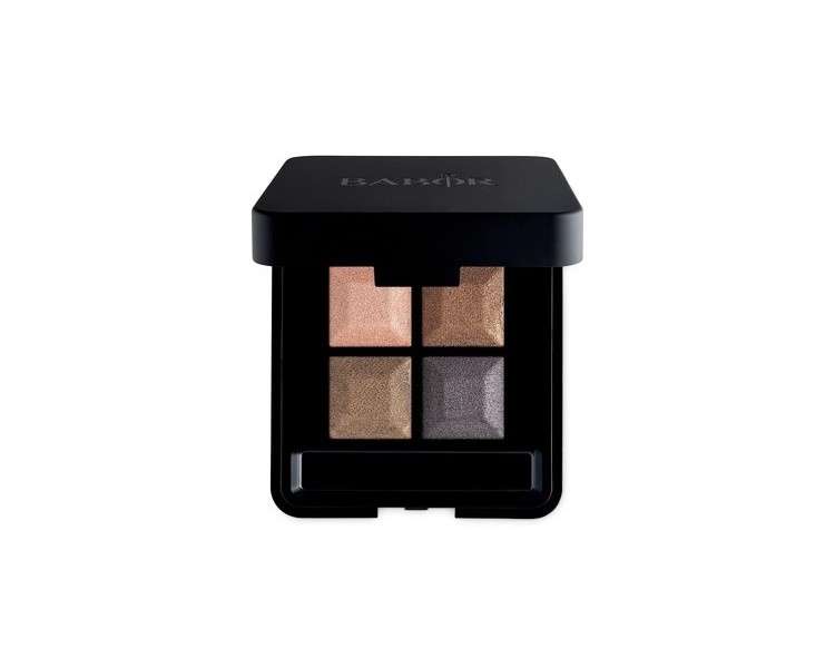 BABOR MAKE UP Eye Shadow Quattro 4g Palette with Coordinated Shades - 02 Smokey