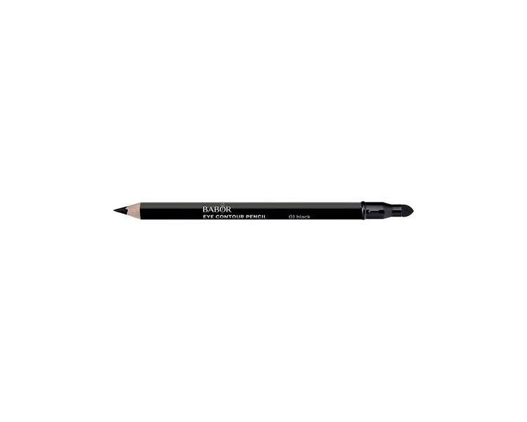 BABOR MAKE UP Eye Contour Pencil Long-Lasting Eye Contour Pencil with Nourishing Oil and Vitamin C 1g - Color: 01 Black