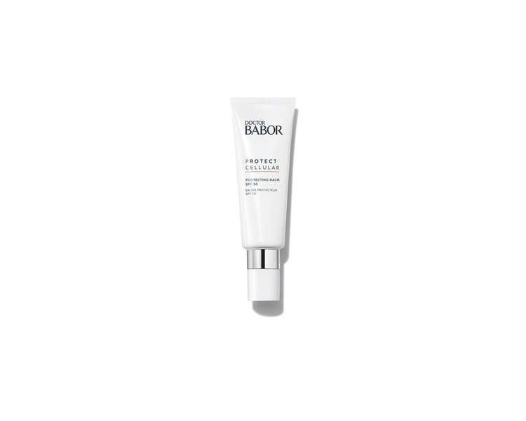 DOCTOR BABOR Sunscreen LSF 50 for Face Quick Absorbing Non-Sticky Sun Protection Balm with Panthenol 50ml