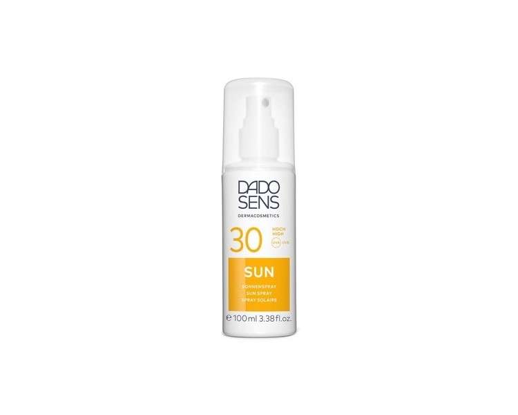 Dado Sens Sun Sunscreen Spray SPF 30 100ml for Sensitive and Allergy-Prone Skin