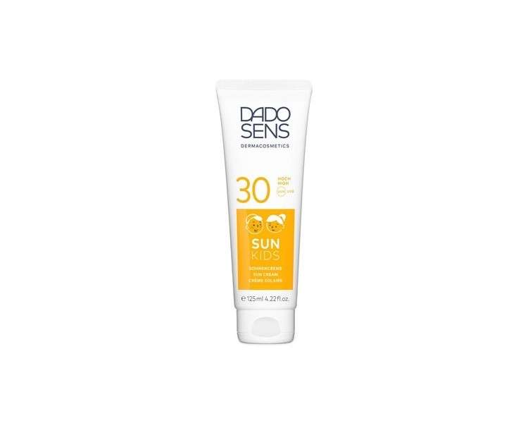 Dado Sens Sun Kids Sunscreen SPF 30 125ml - Dermatologically Developed Sun Protection for Sensitive and Allergy-Prone Children's Skin