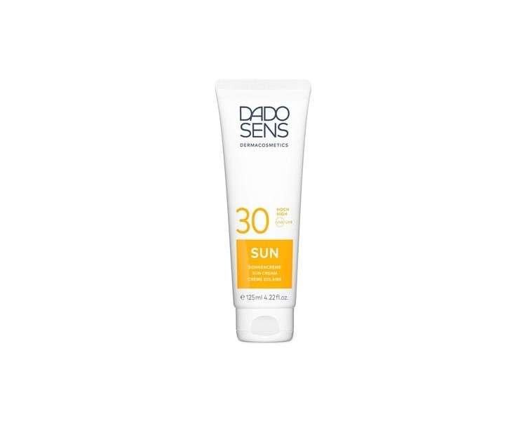 Dado Sens Sun Sunscreen Cream SPF 30 125ml for Sensitive and Allergy-Prone Skin