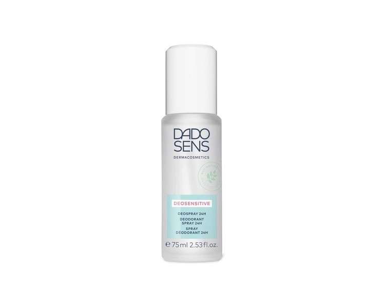 Dado Sens Deosensitive Deodorant Spray 24H 75ml - Gentle Protection for Sensitive Skin without Aluminum Salts