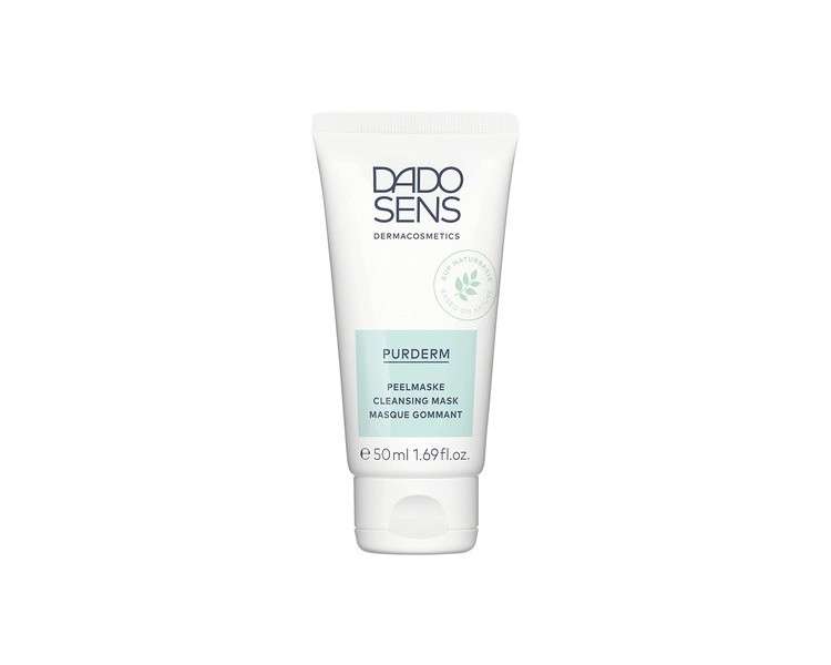 Dado Sens PurDerm Peel Mask 50ml for Impure Skin - Nourishing and Slightly Antibacterial - Also Therapy Accompanying for Acne & Late Acne