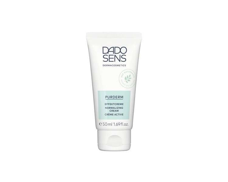 DADO SENS PURDERM Effect Face Cream 50ml - Gentle Care for Impure Skin of All Ages - Also Suitable for Therapy Accompanying Acne & Late Acne