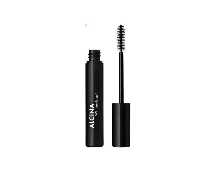 ALCINA Wimpernlänge² Mascara with Intelligent and Super Soft Brush Form for Fascinating Density, Outstanding Length and Great Curl