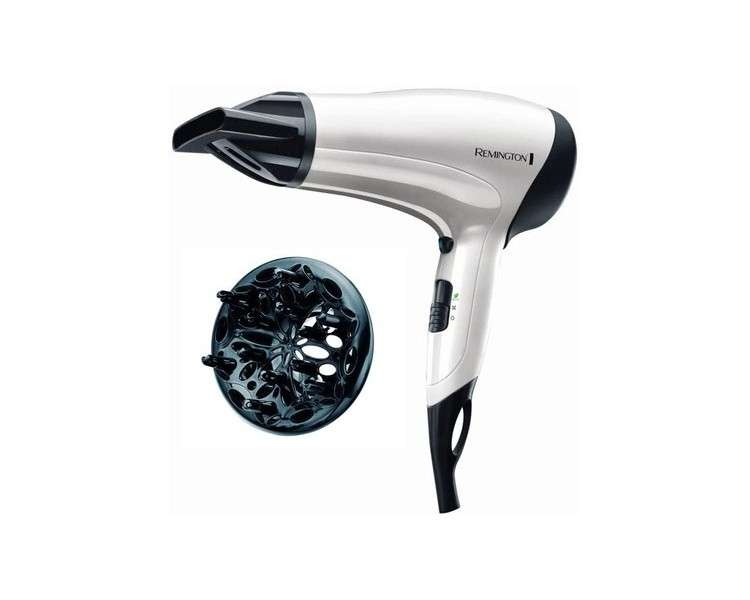 Remington Power Volume Ion Hair Dryer 2000W with Styling Nozzle and Diffuser