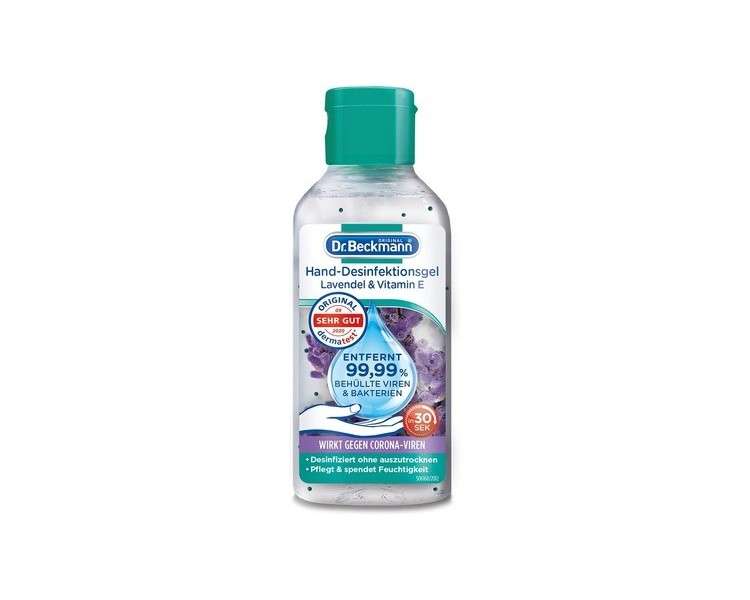 Dr. Beckmann Hand Sanitizer Gel with Lavender and Vitamin E 60ml