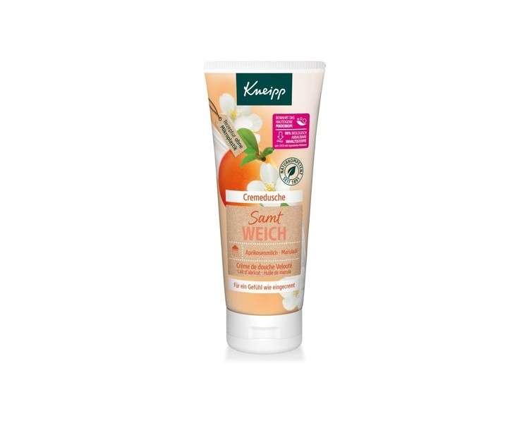 Kneipp Shower Cream Velvety Soft with Apricot Milk and Marula Oil 200ml