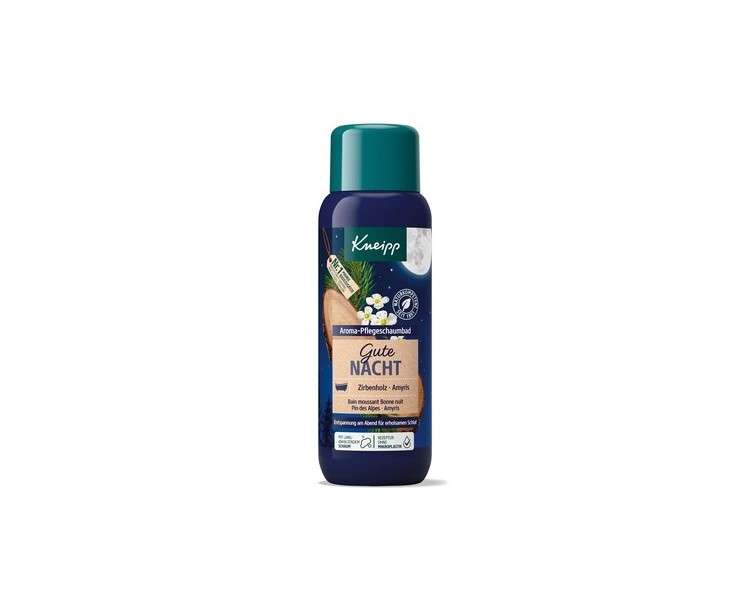 Kneipp Good Night Aroma Care Foam Bath with Essential Oils of Stone Pine & Amyris for a Restful Sleep 400ml