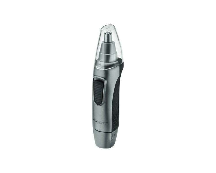 Clatronic NE 3595 Nose and Ear Hair Remover with Light for Precise Grooming Stainless Steel Blade Head - Detachable for Cleaning