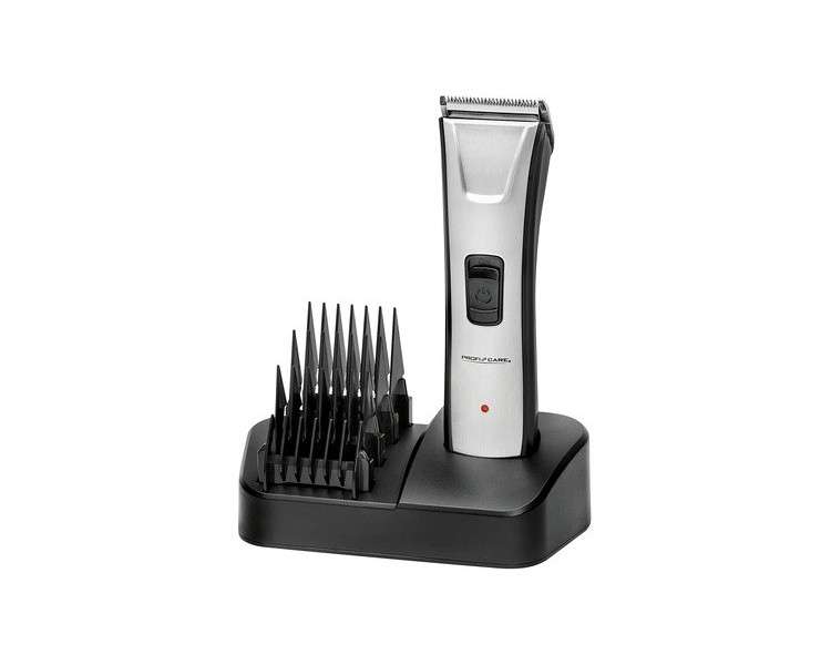 ProfiCare PC-HSM/R 3013 Hair/Beard Trimmer with Stainless Steel Precision Cutting Head and Thinning Function - Black