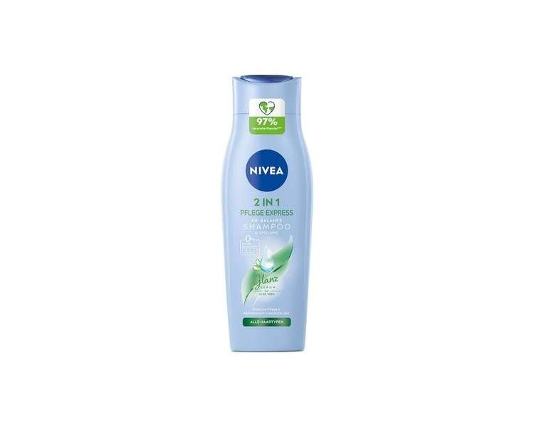 NIVEA 2in1 Mild Shampoo and Conditioner with Aloe Vera 250ml