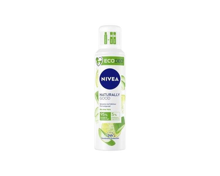 NIVEA Naturally Good EcoAir Aloe Vera Deodorant Atomiser 125ml