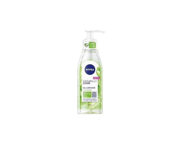 Nivea Naturally Good Aloe Vera Facial Cleansing Gel 140ml