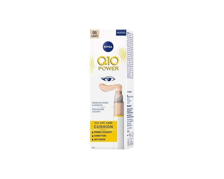 Nivea Q10 Power 3in1 Eye Care Cushion 01 Light 4ml Moisturizer