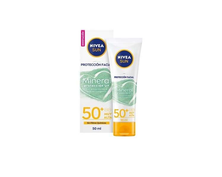 Nivea Sun Facial Mineral Sunscreen 50+ 50ml