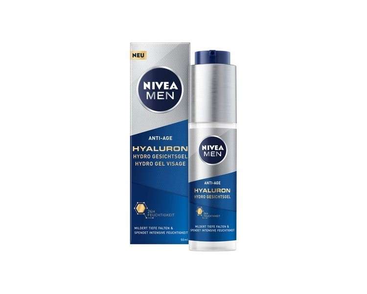 Nivea Men Anti-Age Hyaluron Hydro Face Gel 50ml