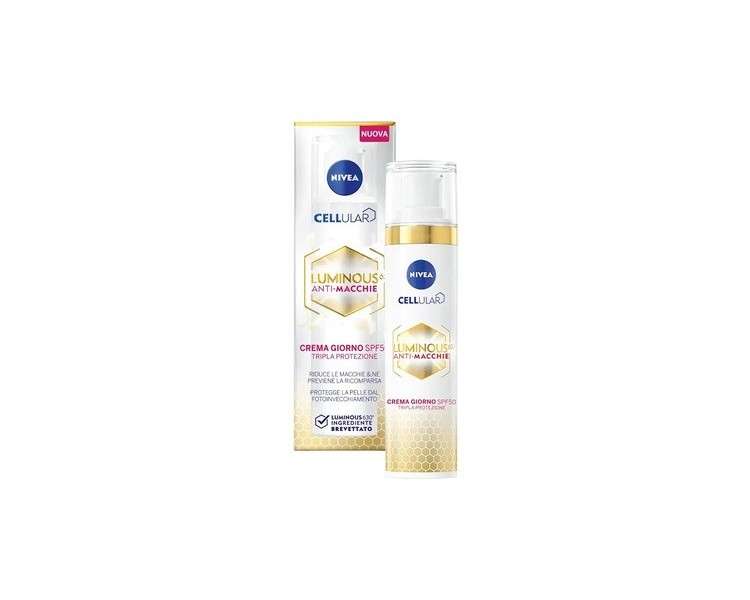 Nivea Cellular Luminous 630 Anti Dark Spots Face Day Cream SPF50 40ml