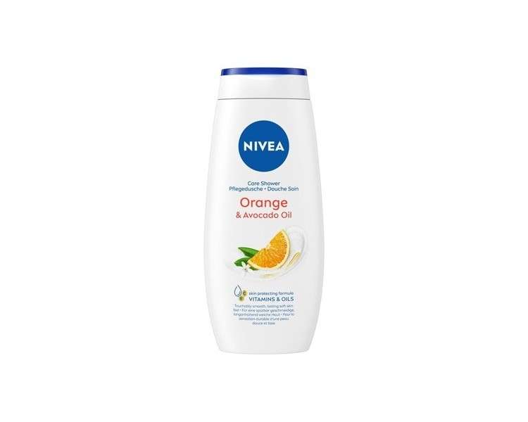 NIVEA Caring Shower Cream Indulging Moisture with Orange and Avocado Oil 250ml
