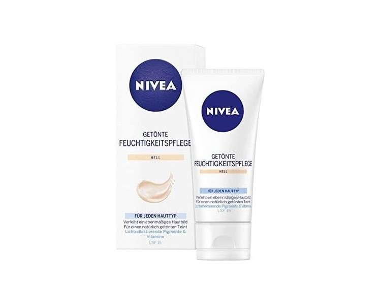 NIVEA Tinted Moisturizer for Light Skin Types 50ml Tube