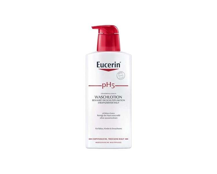 Eucerin pH5 Body and Face Wash Lotion with Pump 400ml