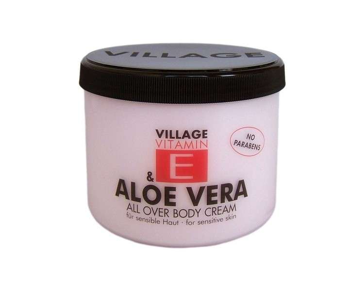Village Aloe Vera Body Cream with Vitamin E 500ml