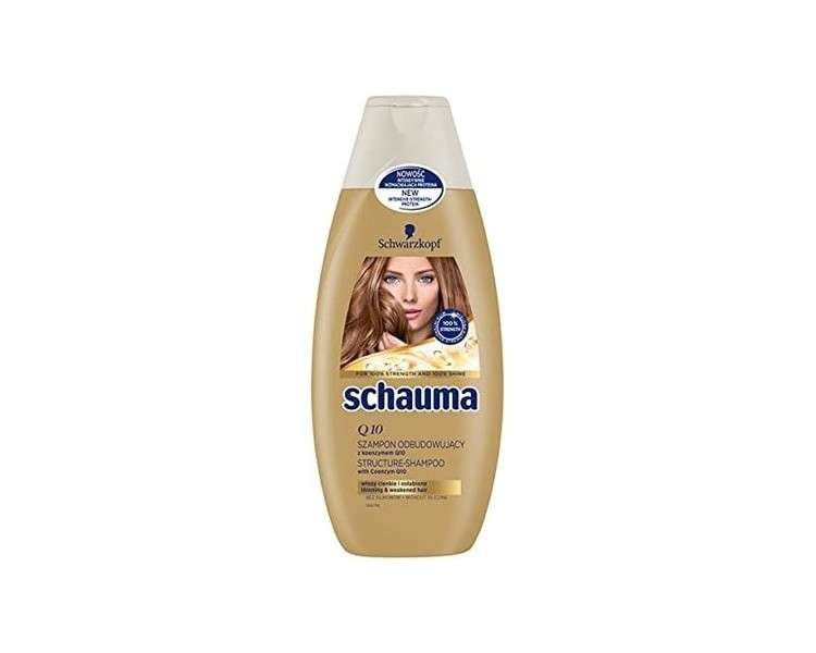 Schauma Q10 Rebuild Shampoo for Thin and Weak Hair 400ml