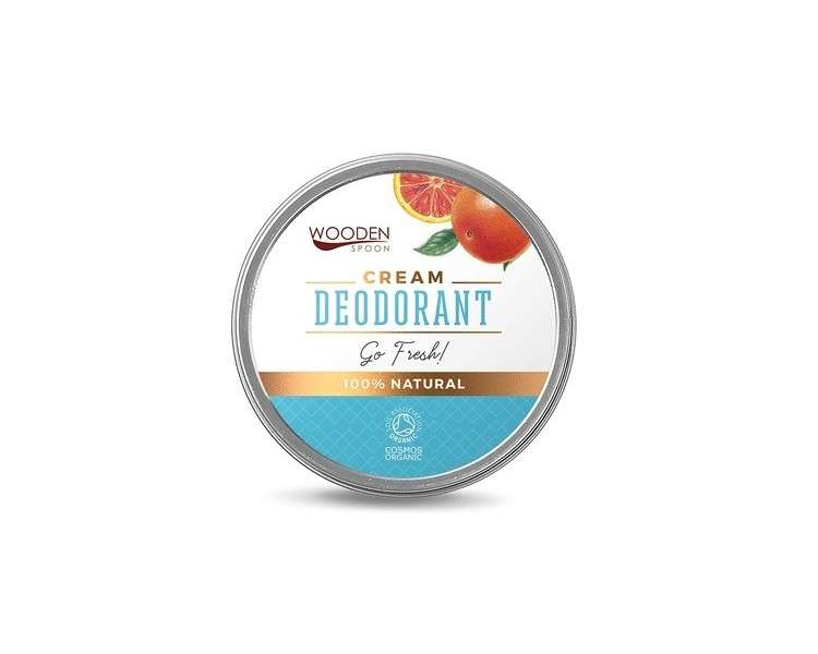 WOODENSPOON Go Fresh Deodorant Cream Without Aluminum Natural Formula with Pure Oils 60ml