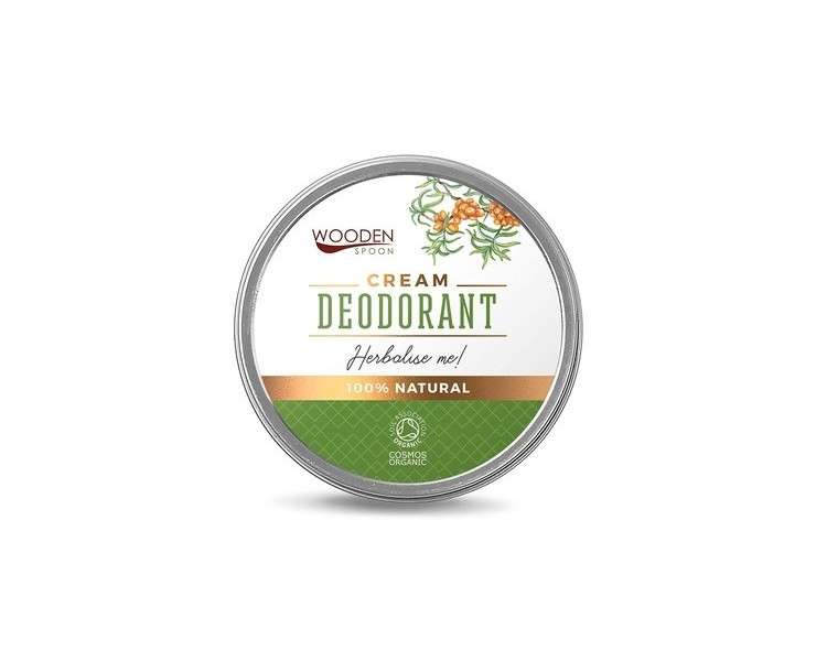 WOODENSPOON Herbalise Me Deodorant Cream Without Aluminum Natural 60ml