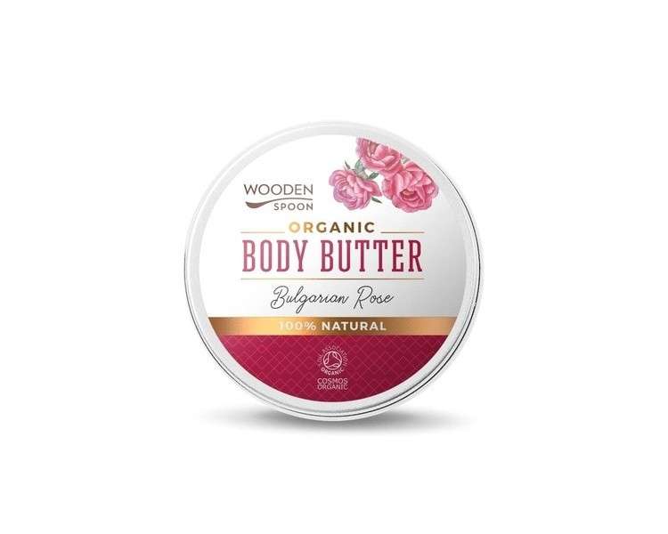 WOODENSPOON 100% Natural Body Butter 100ml Bulgarian Rose