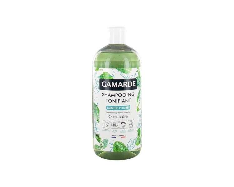Gamarde Organic Peppermint Toning Shampoo for Greasy Hair 500ml