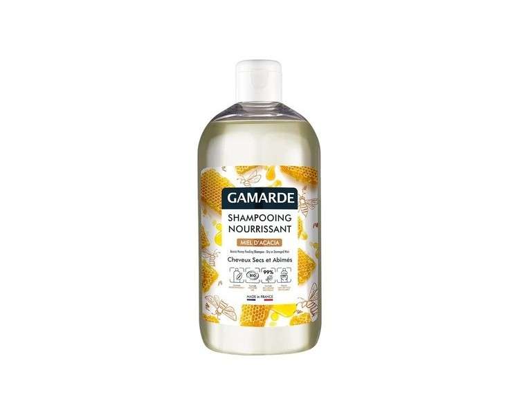 Gamarde Organic Nourishing Acacia Honey Feeling Shampoo for Dry and Damaged Hair 500ml