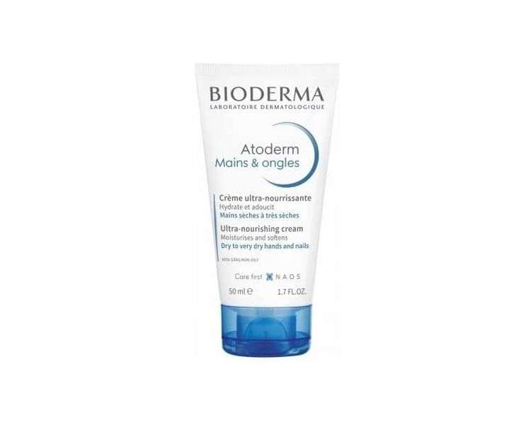 Bioderma Atoderm Ultra-Nourishing Hand and Nail Cream 50ml