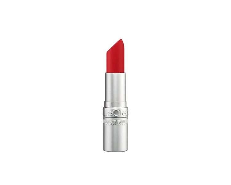 T. LeClerc Satin Lipstick 37 Vibrant Vegan Dermatologically Tested - Vibrant Red