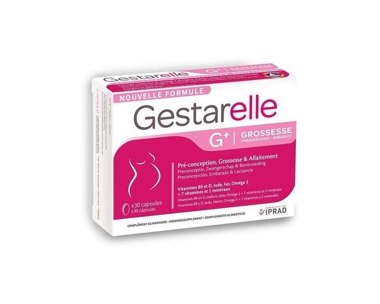 Laboratoires IPRAD Gestarelle G+ Pregnancy Capsules 30 Capsules