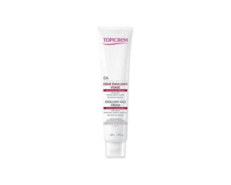 Topicrem DA Emollient Face Cream 40ml