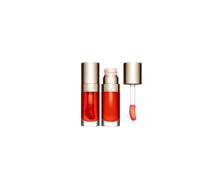 Clarins Lip Comfort Oil Soothes Comforts Hydrates and Protects Lips 93% Natural Ingredients 7ml