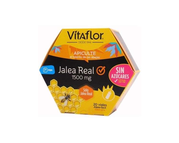 Vitaflor Jalea Real 1500mg 20 Bottles 300g