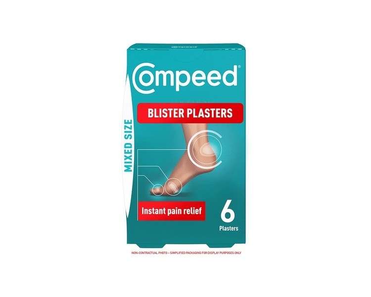 Compeed Mixed Size Blister Plasters Pack of 6