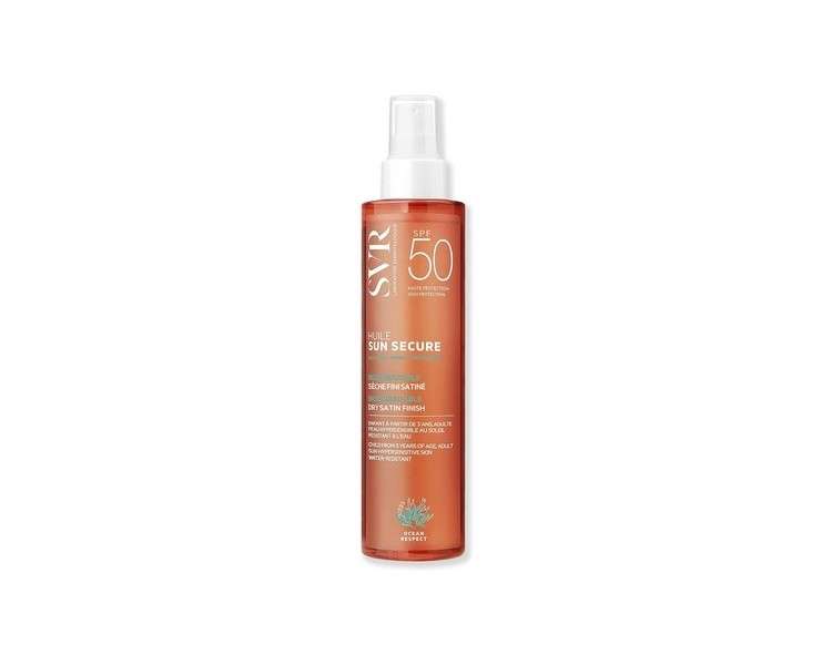 SVR SUN SECURE SPF50+ Body Dry Oil for Hypersensitive Skin 200ml
