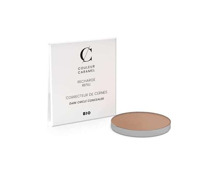 Couleur Caramel Organic Concealer Refill for Dark Circles and Blemishes 09 Golden Beige
