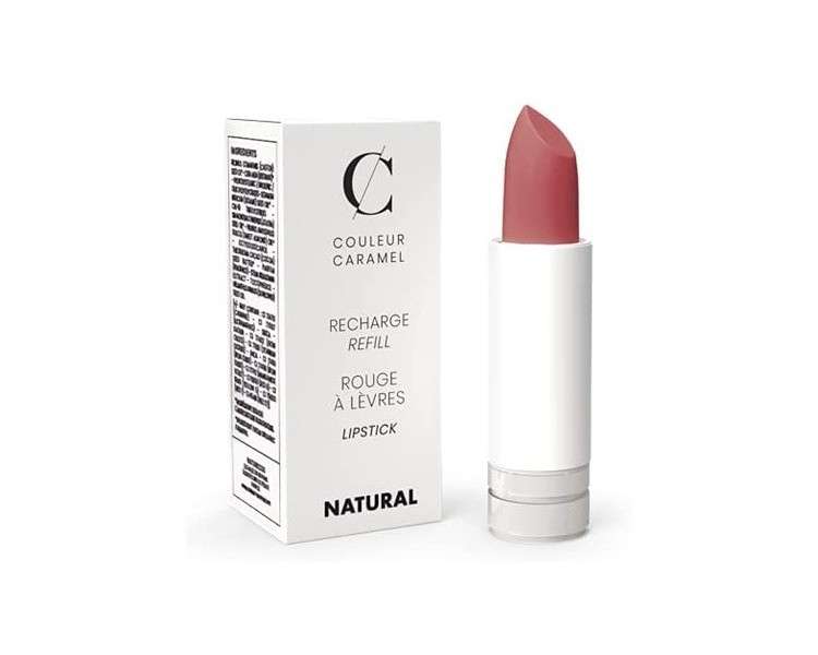 Couleur Caramel Organic & Vegan Matte Lipstick Refill 126 Rose Beige